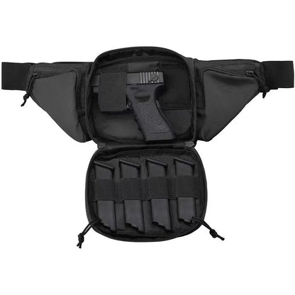 Military Tactical Waist Gun Bag Belt: Essential Molle Webbing Pouch for Outdoor Operations | 2 Styles