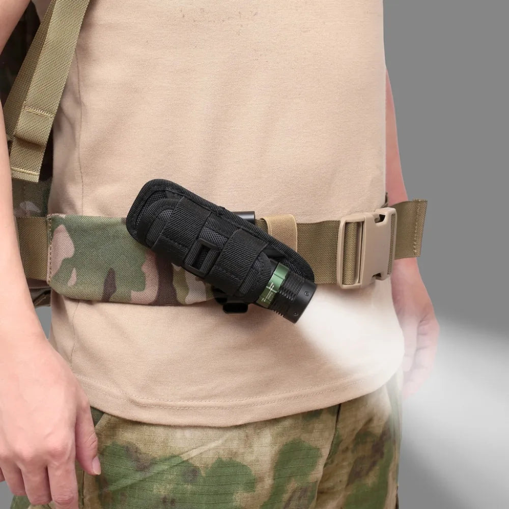 360° Rotatable Tactical Flashlight Holster: Essential Outdoor Gear