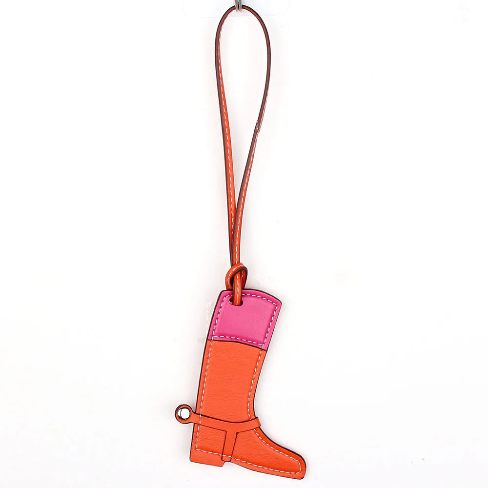 Luxe Faux Leather Purse Keychain Charm: Luxe Bag, Christmas Tree, Car Mirror Ornaments