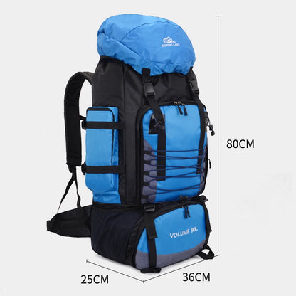 90L Hiking Travel Backpack - Large Waterproof Camping Bag, Outdoor Sports and Climbing