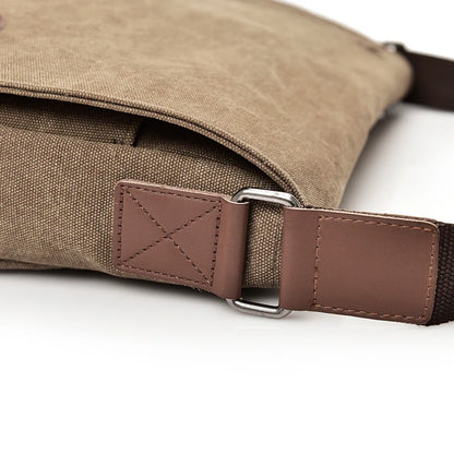 Canvas Messenger Bags: Large Retro Satchels for Travel Envelope Crossbody Briefcase Shoulder