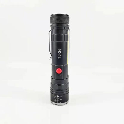 Powerful LED Flashlight with Magnet - Portable Rechargeable Auto Repair Light with Waterproof Torch