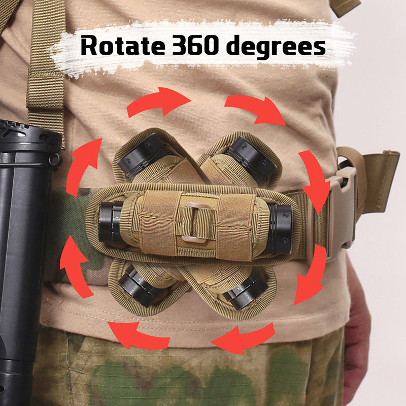 360° Rotatable Tactical Flashlight Holster: Essential Outdoor Gear