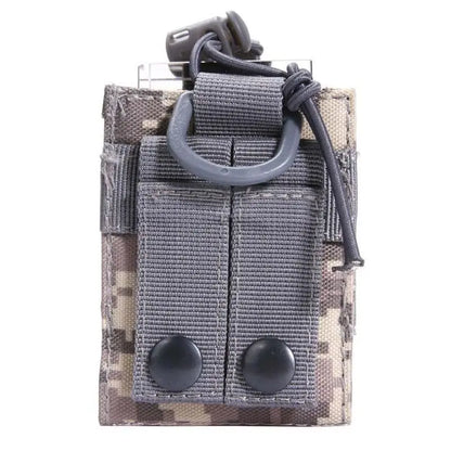 Compact and Durable Portable Tactical Molle Radio Walkie Talkie Pouch: Your Essential Interphone Holster for On-the-Go Communication