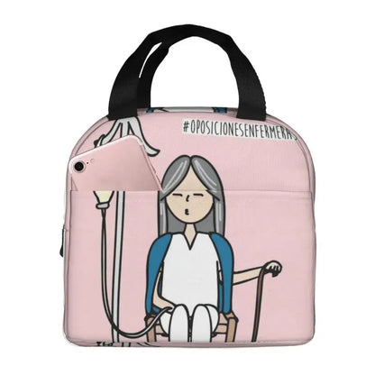 Happy Nurse Lunch Tote – A Fun & Functional Lunch Bag for Everyday Heroes