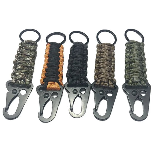 Cobra Braid Eagle Mouth Paracord Keychain