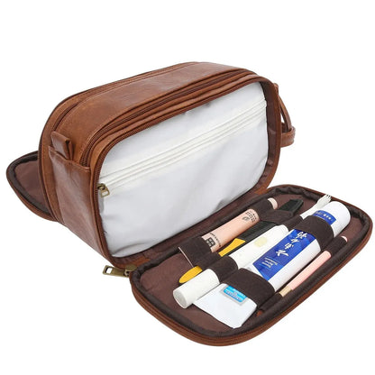 Multi-Pocket Toiletry Bag: Travel Essentials Makeup Organizer