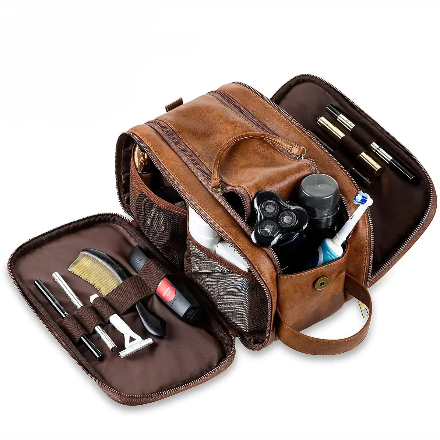 Multi-Pocket Toiletry Bag: Travel Essentials Makeup Organizer