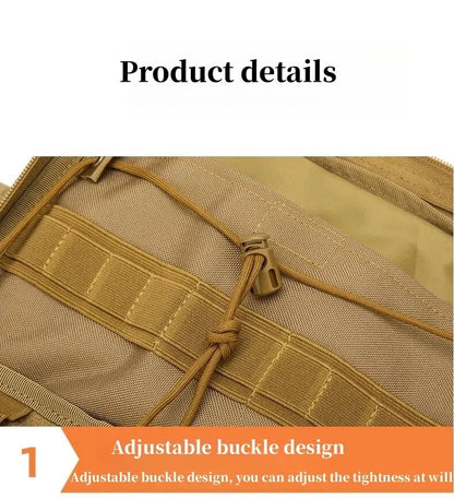 Tactical Molle Admin Pouch - Compact Organizer for Military, Survival, and Outdoor Gear