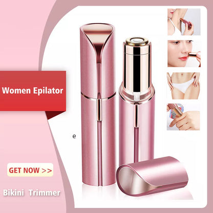 Electric Eyebrow Trimmer Mini Epilator: Portable Painless Facial Hair Removal Tool