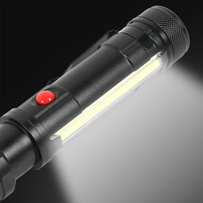 Powerful LED Flashlight with Magnet - Portable Rechargeable Auto Repair Light with Waterproof Torch