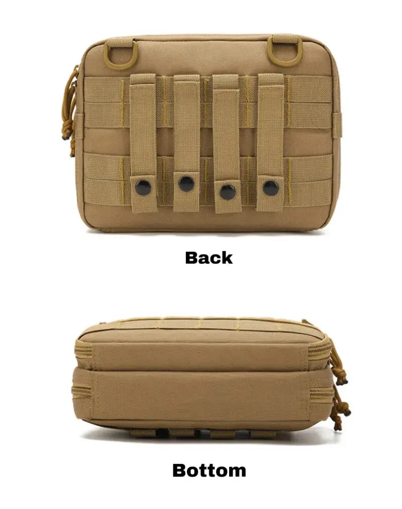 Tactical Molle Admin Pouch - Compact Organizer for Military, Survival, and Outdoor Gear