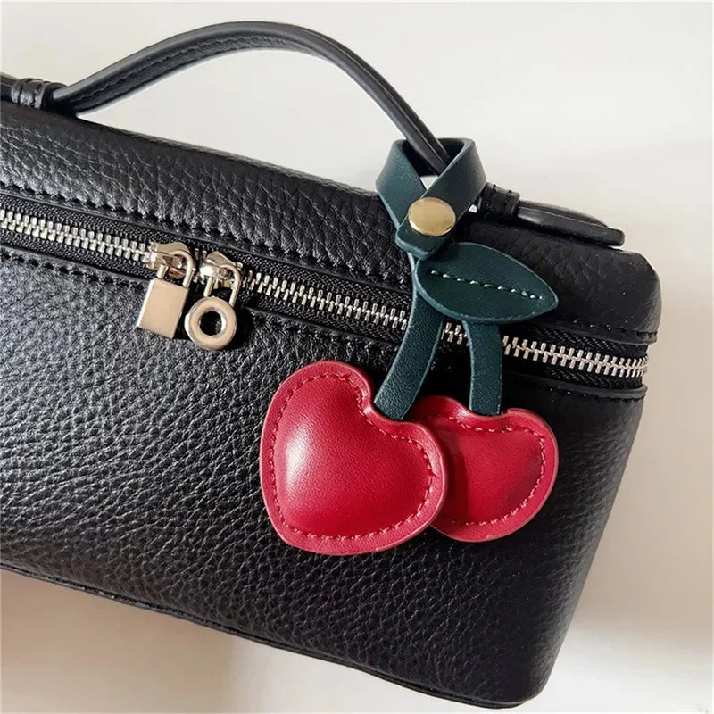 Vintage-Inspired Cherry Keychain Charm – Loveable Backpack & Bag Accessory