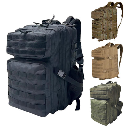 Rugged Tactical Molle Webbing Backpack: Versatile Outdoor Hiking and Military Bag (30L/50L)