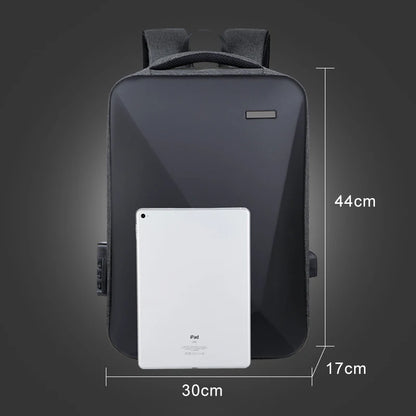 Urban Navigator: Multifunctional Waterproof Business Backpack with USB Charging